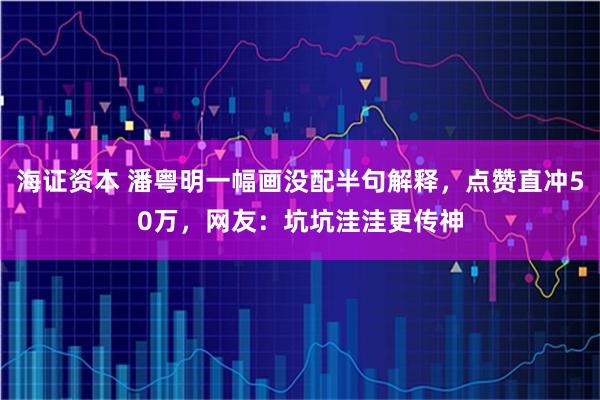 海证资本 潘粤明一幅画没配半句解释，点赞直冲50万，网友：坑坑洼洼更传神