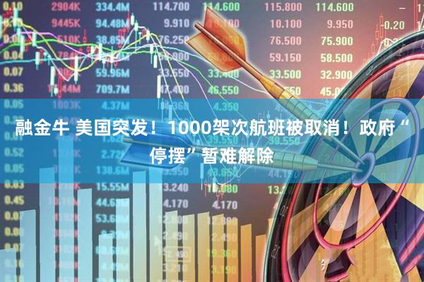 融金牛 美国突发！1000架次航班被取消！政府“停摆”暂难解除