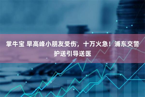 掌牛宝 早高峰小朋友受伤，十万火急！浦东交警护送引导送医
