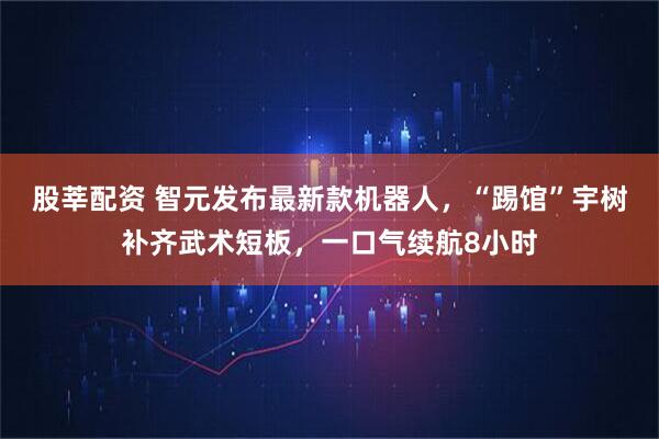 股莘配资 智元发布最新款机器人，“踢馆”宇树补齐武术短板，一口气续航8小时